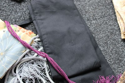 Lot 24 - FIVE VARIOUS JAPANESE SWORD BAGS