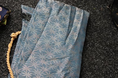 Lot 23 - FIVE VARIOUS JAPANESE SWORD BAGS