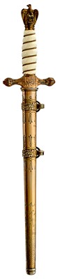 Lot 607 - A THIRD REICH LATE WAR PRODUCTION KRIEGSMARINE OFFICER'S DAGGER