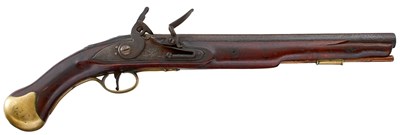 Lot 378 - A .600 CALIBRE FLINTLOCK LONG SEA SERVICE PISTOL