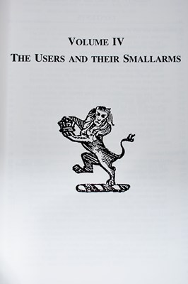 Lot 537 - A COMPLETE FOUR VOLUME SET OF SMALLARMS OF THE EAST INDIA COMPANY