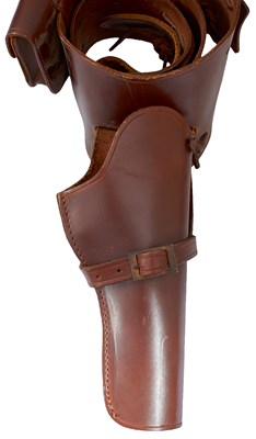 Lot 536 - TWO AMERICAN STYLE REVOLVER HOLSTERS
