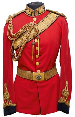 Lot 562 - A COMPLETE PRE-1900 OFFICER'S UNIFORM ENSEMBLE OF THE 2ND (ROYAL SCOTS GREYS) DRAGOONS