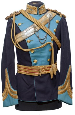 Lot 561 - A POST 1902 OFFICER'S FULL DRESS UNIFORM ENSEMBLE OF THE 21ST (EMPRESS OF INDIA'S) LANCERS