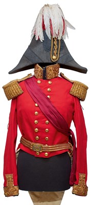 Lot 559 - A COMPLETE UNIFORM ENSEMBLE FOR A GENERAL CIRCA 1840
