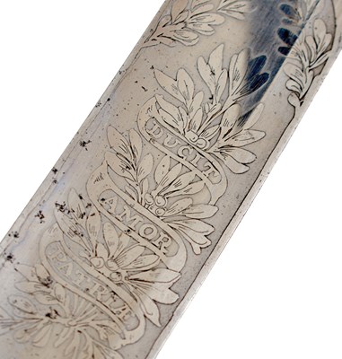 Lot 84 - A 1796 PATTERN LIGHT CAVALRY OFFICER'S SABRE TO THE LOYAL BIRMINGHAM LIGHT HORSE VOLUNTEERS