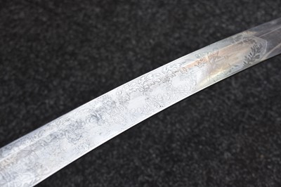 Lot 84 - A 1796 PATTERN LIGHT CAVALRY OFFICER'S SABRE TO THE LOYAL BIRMINGHAM LIGHT HORSE VOLUNTEERS