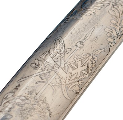 Lot 84 - A 1796 PATTERN LIGHT CAVALRY OFFICER'S SABRE TO THE LOYAL BIRMINGHAM LIGHT HORSE VOLUNTEERS