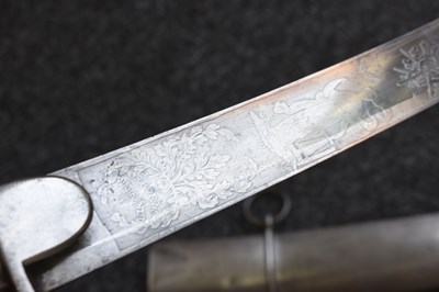 Lot 84 - A 1796 PATTERN LIGHT CAVALRY OFFICER'S SABRE TO THE LOYAL BIRMINGHAM LIGHT HORSE VOLUNTEERS