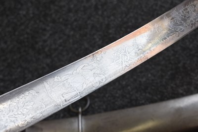 Lot 84 - A 1796 PATTERN LIGHT CAVALRY OFFICER'S SABRE TO THE LOYAL BIRMINGHAM LIGHT HORSE VOLUNTEERS