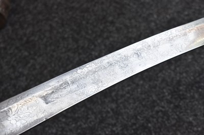 Lot 84 - A 1796 PATTERN LIGHT CAVALRY OFFICER'S SABRE TO THE LOYAL BIRMINGHAM LIGHT HORSE VOLUNTEERS
