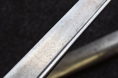 Lot 81 - A 1796 10TH HUSSARS REGIMENTAL PATTERN SWORD TO LIEUTENANT-COLONEL LORD THOMAS CECIL