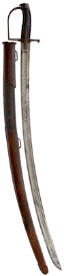Lot 83 - A SCARCE REGIMENTALLY MARKED 1788 PATTERN LIGHT CAVALRY TROOPER'S SWORD THE 16TH (QUEEN'S) LIGHT DRAGOONS