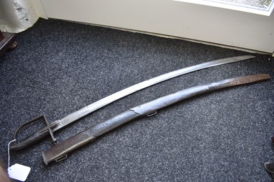 Lot 83 - A SCARCE REGIMENTALLY MARKED 1788 PATTERN LIGHT CAVALRY TROOPER'S SWORD THE 16TH (QUEEN'S) LIGHT DRAGOONS