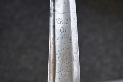 Lot 83 - A SCARCE REGIMENTALLY MARKED 1788 PATTERN LIGHT CAVALRY TROOPER'S SWORD THE 16TH (QUEEN'S) LIGHT DRAGOONS