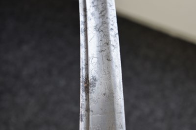 Lot 83 - A SCARCE REGIMENTALLY MARKED 1788 PATTERN LIGHT CAVALRY TROOPER'S SWORD THE 16TH (QUEEN'S) LIGHT DRAGOONS