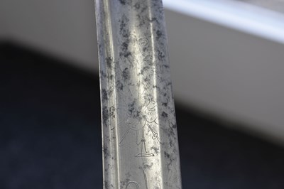 Lot 83 - A SCARCE REGIMENTALLY MARKED 1788 PATTERN LIGHT CAVALRY TROOPER'S SWORD THE 16TH (QUEEN'S) LIGHT DRAGOONS