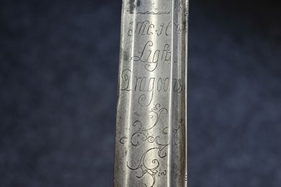 Lot 83 - A SCARCE REGIMENTALLY MARKED 1788 PATTERN LIGHT CAVALRY TROOPER'S SWORD THE 16TH (QUEEN'S) LIGHT DRAGOONS