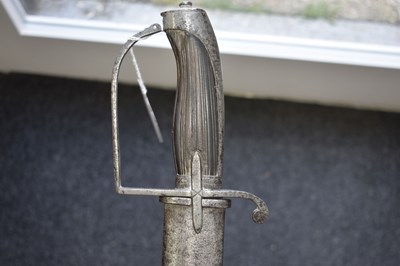 Lot 82 - A SCARCE REGIMENTALLY MARKED 1788 PATTERN LIGHT CAVALRY OFFICER'S SWORD TO CAPTAIN JEPHSON OF THE 17TH LIGHT DRAGOONS