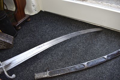 Lot 82 - A SCARCE REGIMENTALLY MARKED 1788 PATTERN LIGHT CAVALRY OFFICER'S SWORD TO CAPTAIN JEPHSON OF THE 17TH LIGHT DRAGOONS