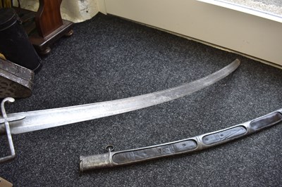 Lot 82 - A SCARCE REGIMENTALLY MARKED 1788 PATTERN LIGHT CAVALRY OFFICER'S SWORD TO CAPTAIN JEPHSON OF THE 17TH LIGHT DRAGOONS