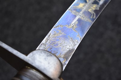 Lot 80 - A 1796 PATTERN LIGHT CAVALRY OFFICER'S TO THE 23RD LIGHT DRAGOONS AND WITH THE CREST OF CAPTAIN PHILLIP HAY