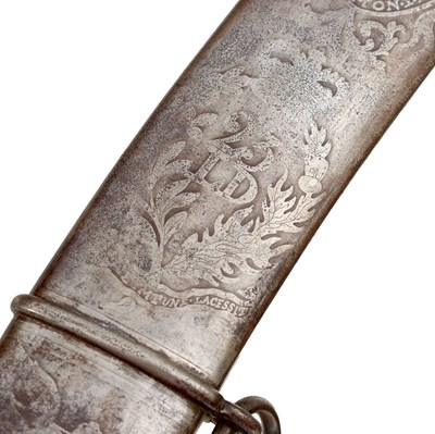 Lot 80 - A 1796 PATTERN LIGHT CAVALRY OFFICER'S TO THE 23RD LIGHT DRAGOONS AND WITH THE CREST OF CAPTAIN PHILLIP HAY