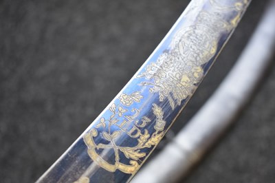Lot 80 - A 1796 PATTERN LIGHT CAVALRY OFFICER'S TO THE 23RD LIGHT DRAGOONS AND WITH THE CREST OF CAPTAIN PHILLIP HAY