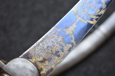 Lot 80 - A 1796 PATTERN LIGHT CAVALRY OFFICER'S TO THE 23RD LIGHT DRAGOONS AND WITH THE CREST OF CAPTAIN PHILLIP HAY