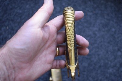Lot 85 - A GEORGIAN LIGHT CAVALRY OFFICER'S "PRUSSIAN HILTED" SWORD