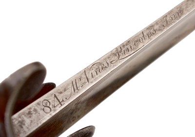 Lot A SCARCE 1796 PATTERN LINCOLNS INN CAVALRY SABRE