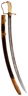 Lot A SCARCE GEORGIAN HONOURABLE ARTILLERY OFFICER'S SABRE