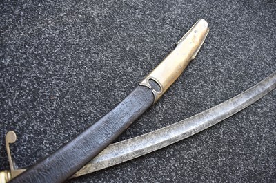 Lot A SCARCE GEORGIAN HONOURABLE ARTILLERY OFFICER'S SABRE
