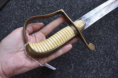 Lot A SCARCE GEORGIAN HONOURABLE ARTILLERY OFFICER'S SABRE