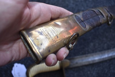 Lot A SCARCE GEORGIAN HONOURABLE ARTILLERY OFFICER'S SABRE