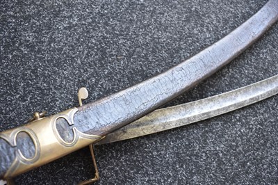 Lot A SCARCE GEORGIAN HONOURABLE ARTILLERY OFFICER'S SABRE