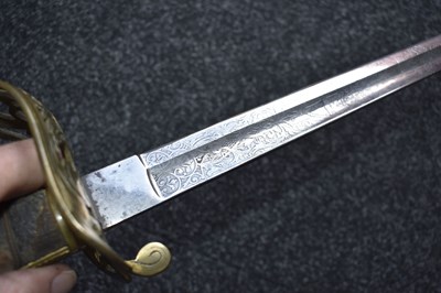 Lot A SCARCE 1857 PATTERN 1ST CITY OF LONDON ENGINEERS OFFICER'S SWORD