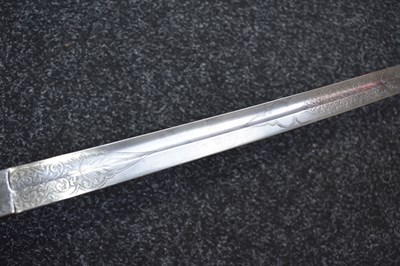 Lot AN 1845 PATTERN LONDON RIFLE BRIGADE OFFICER'S SWORD