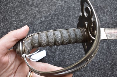 Lot AN 1845 PATTERN LONDON RIFLE BRIGADE OFFICER'S SWORD