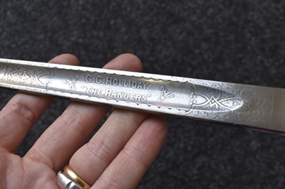 Lot A SCARCE 1854 PATTERN LONDON RANGERS OFFICER'S SWORD