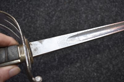 Lot A SCARCE 1854 PATTERN LONDON RANGERS OFFICER'S SWORD