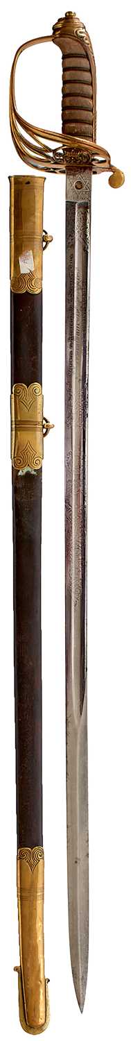 Lot AN 1845 PATTERN HONOURABLE ARTILLERY COMPANY OFFICER'S PRESENTATION SWORD