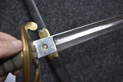 Lot AN 1845 PATTERN HONOURABLE ARTILLERY COMPANY OFFICER'S PRESENTATION SWORD