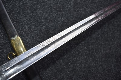Lot AN 1845 PATTERN HONOURABLE ARTILLERY COMPANY OFFICER'S PRESENTATION SWORD