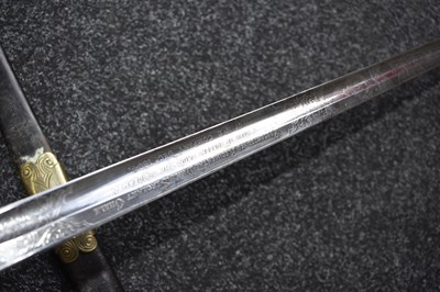 Lot AN 1845 PATTERN HONOURABLE ARTILLERY COMPANY OFFICER'S PRESENTATION SWORD