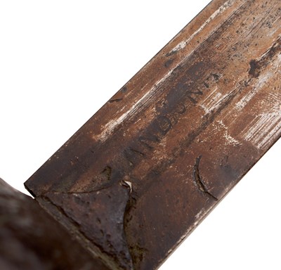 Lot AN ENGLISH CIVIL WAR PERIOD MORTUARY HILTED BACK SWORD