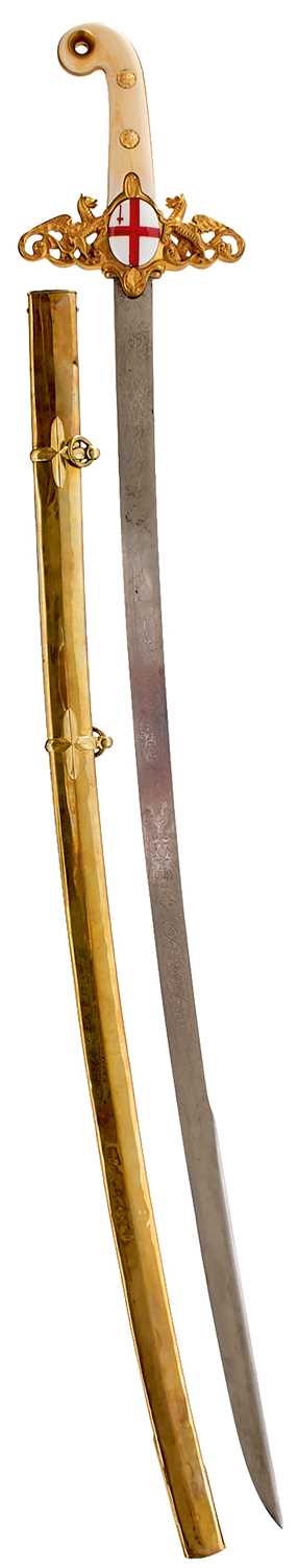 Lot A VERY RARE CITY OF LONDON MARSHAL'S SWORD