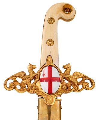 Lot A VERY RARE CITY OF LONDON MARSHAL'S SWORD