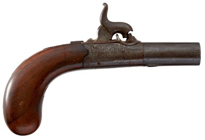 Lot A 54-BORE PERCUSSION POCKET PISTOL BY BOSTON OF WAKEFIELD