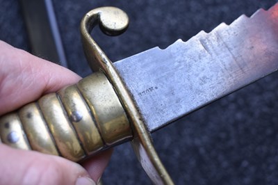 Lot AN 1856 PATTERN TOWER HAMLETS PIONEER'S SIDEARM